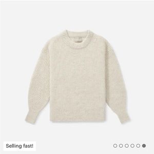Everlane The Alpaca Crew in Almond